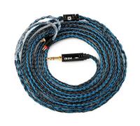 Yinyoo Câble audio 200cm audiophile Câble écouteur KBEAR INK/INK MK2/ TRI Star sea/Star river/ i3 Pro/HBB KAI/KZ ZS10/ ZST/ZST X/ AS06/ AS10/ ES4/ EDX (0,78 mm 2 PIN, 3.5mm, Noir-Bleu)