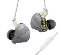 Yinyoo CCZ MC01 Soul Écouteurs Intra-Auriculaires IEM à Membrane en Pet écouteurs Filaires Pilote Dynamique Magnétique de 10 mm avec Micro Casque Antibruit pour Musique