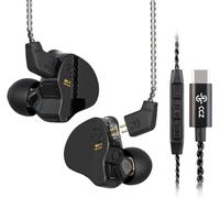 Yinyoo CCZ Melody Écouteurs filaires USB C IEM avec 10mm Double Circuit magnétique DD Ecouteurs Type C Cavité en PC pour iPad Pro 2022/2021/2020/2018/iPad mini6/iPad Air 5/4