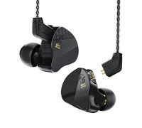 Yinyoo CCZ Melody Écouteurs Intra-Auriculaires Filaire IEM Hi-FI in-Ear-Monitors Hybrid 1BA 1DD avec câble 4N OFC pour Audiophile (Noir, sans Micro)