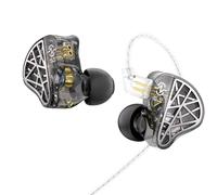 Yinyoo CCZ NC02 Écouteurs intra-auriculaires de jeu DD magnétiques de 10 mm avec câble TFZ détachable à 2 broches, léger HiFi avec câble IEM pour jeux/musique