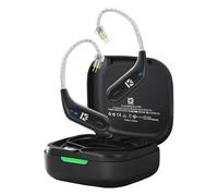 Yinyoo KBEAR BT15 PRO Bluetooth 5.4 Module sans fil avec crochet d'oreille pour le sport HiFi Large compatibilité Câble d'écouteurs pour KZ ZS10 PRO/EDX PRO/ZSN PRO/ZST (noir, 2 broches de 0,78 mm)