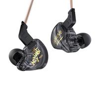 Yinyoo KBEAR K01 Écouteurs de Jeu HiFi écouteurs Intra auriculaire filaires avec Prise de 3,5 mm Surround pour PC, PS5, Xbox, Switch(Noir, Pas de Mirco)