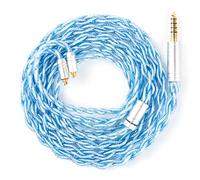 Yinyoo KBEAR Palm Thunder Câble d'écouteurs jack 4,4 mm MMCX 120 cm 4 fils Litz Coaxial plaqué argent OCC IEM pour Shure :SE215/SE425, UE900, Sony IER-Z1R/IER-M9, FiiO FH3
