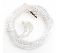 Yinyoo KBEAR ST10 Câble Écouteurs Hifi OFC plaqué argent Cable Audio 120cm Jack 3,5mm Anti-Noeuds pour Ecouteurs Intra-Auriculaires KZ ZST/ZSTX/ZSR/AS06/AS10/ BA10/EDX/ES4 (TEZ 2PIN)