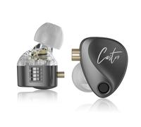 Yinyoo KZ Castor IEM Écouteurs Intra-Auriculaires avec 2 Pilotes DD Ecouteurs Filaire avec Micro Casque Renforcé en Basses Interrupteur de réglage Oreillette avec Embouts en Silicone