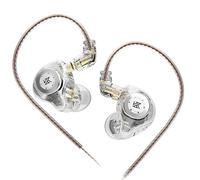 Yinyoo KZ EDX Pro Écouteurs filaires 1DD, oreillette Filaire Son HiFi, Écouteur Intra-Auriculaire, Pilote Dynamique 10 mm, IEM avec câble détachable, Casques d'écoute Professionnels