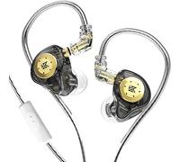 Yinyoo KZ EDX Pro Écouteurs filaires de Jeu, ecouteur Intra auriculaire pour Son HiFi, IEM Sport avec câble détachable, Casques Filaire avec Micro HD