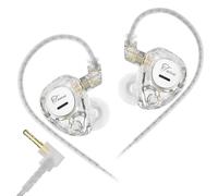 Yinyoo KZ Taurus Écouteurs filaires IEM Hi-FI pour audiophiles Double Haut-Parleur Dynamique Horizontal de 8 mm Ecouteurs Intra-Auriculaires Basses Profondes Câble détachable à 2 Broches