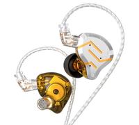 Yinyoo KZ ZS10 Pro Ecouteurs Filaires pour Jeux 4BA 1DD- Écouteurs Gaming Haute Fidélité -Alliage d'aluminium- IEM avec Câble 2 Broches 3,5 mm- 4 Paires d'embouts incluses