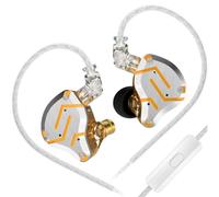 Yinyoo KZ ZS10 Pro Ecouteurs Gaming Filaires HiFi 4BA 1DD Hybrid IEM Gaming avec Micro Ecouteurs Intra-auriculaire en Alliage d'aluminium et Résine Câble Détachable 2-pins en OFC