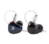 Yinyoo TRI Star River Écouteurs Intra-Auriculaires filaires IEM avec 4 Modes de réglage, béryllium DD Haute Performance de 10 mm, stéréo HiFi pour chanteurs Musiciens (Bleu, Prise 3,5 mm)