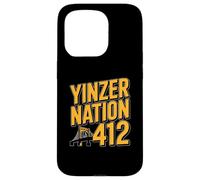 Yinzer Nation 412 Pittsburgh Steel City Pennsylvania Pride Coque pour iPhone 15 Pro