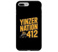 Yinzer Nation 412 Pittsburgh Steel City Pennsylvania Pride Coque pour iPhone 7 Plus/8 Plus