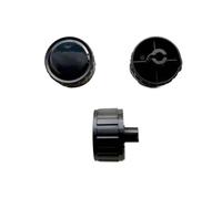 YINZHD 1 ensemble de boutons d'allumage de cuisinière à gaz, bouton en plastique, ouverture n° 2, type D, accessoires de cuisinière, rond universel