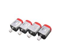 YINZHD 1 pièce/4 pièces/Mini moteur à courant continu 130 V, 16 500 tr/min, haute vitesse, avec engrenage, for petit moteur à quatre roues motrices(Worm gear motor,1PCS Motor)