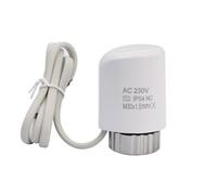 YINZHD Actionneur Thermique électrique 230 V, Moteur d'entraînement thermoélectrique normalement fermé/normalement Ouvert for Chauffage par Le Sol(230V NC-Green)