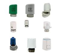 YINZHD Actionneur Thermique électrique 230V 24V NC, sans tête de Valve for collecteur Thermostat, radiateur Chauffage par Le Sol, normalement Ouvert et fermé(F,24V NO)