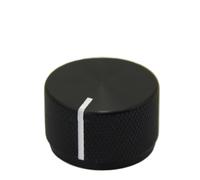 YINZHD Bouton de potentiomètre Commande électronique Rotatif en Aluminium for Arbre 6 mm diamètre, Bouton contrôle du Volume 30 x 18 (diamètre Hauteur)(2)