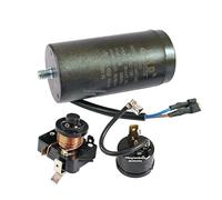 YINZHD Compresseur de remplacement Hammer Starter QL2-7.1/1/2hp Protecteur rond/Condensateur 80uf Réfrigérateur Affichage Congélateur Pièces de réparation(80uf capacitor Kits)