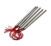 YINZHD Élément chauffant for moule, cartouche chauffante filaire à extrémité unique, 15 mm x 120-135 mm, 450 W/470 W/480 W/500 W, 220 V/380 V, 5 pièces(110V,490W 15x130mm)