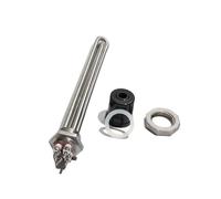 YINZHD Élément chauffant G1 1 pouce DN25 32 mm, tube chauffant électrique en acier inoxydable 304SUS, 1 résistance, 220 V, 1,5/2,5/3,5/5,5 kW, 1 pièce(Type 2,120V,1.5KW 200mmL)