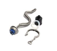 YINZHD Élément chauffant ondulé à fixation Tri-Clamp de 2 pouces, 240 V, puissance de 2,5/3,5/4,5/5,5/6,5 kW, résistance électrique en acier inoxydable SUS304(Silver,4.5KW)