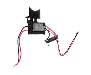 YINZHD Interrupteur de contrôle vitesse for perceuse sans fil, batterie au lithium 7,2-24 V, interrupteur for avec petit voyant