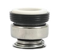 YINZHD Joint d'arbre mécanique à ressort simple hélicoïdal for pompe à eau de circulation, série 301 6 8 10 11 12 13 14 15 16 17 18 19 20 22 24-70 mm(5 pcs,17mm d7-36mm)