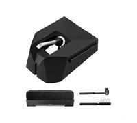 YINZHD Kit de remplacement d'aiguilles de stylets diamantés 4XFB avec brosse de nettoyage, aiguille for tourne-disque adaptée aux tourne-disques