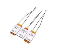 YINZHD Lot de 10 Petites plaques chauffantes for éclosoir, Plaque chauffante Intelligente en céramique, 12 V/80 °, 120, 220, électrique(Yellow)