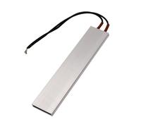 YINZHD Lot de 2 éléments Chauffants 150 x 30 5 mm, Thermostat Chauffage 220 V, Coque en Aluminium, Plaque chauffante céramique(100Degree20-100W)