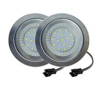 YINZHD Lot de 2 lampes de hotte de cuisine DC 12 V 1,5 W LED avec connecteur mâle SM Éclairage de hotte de cuisine Éclairage d'extraction de fumée Blanc 6000 K