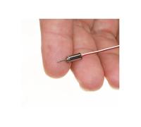 YINZHD Lot de 2 petits moteurs CC sans noyau 4 x 8 mm, très grande vitesse, 3,7 V, 15 mA, 20 000 tr/min, 0408, for hélicoptères et avions télécommandés