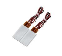 YINZHD Lot de 2 plaques chauffantes à température constante PTC 12 V ~ 220, Plaque chauffante en céramique, Coque Aluminium, Accessoires Chauffage électrique 35 x 21 cm(48V - 220 Degrees)