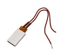 YINZHD Lot de 4 éléments Chauffants 12 V 24, Dimensions 35 x 21 5 mm, Thermostat, Coque en Aluminium, Plaque chauffante céramique(24V220Degree5-30W)