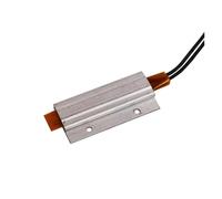 YINZHD Lot de 4 éléments Chauffants 60 x 28 7 mm, 12 V/24 V/48 V/110 V, Thermostat, Coque en Aluminium, Plaque chauffante céramique(24V180Degree 10-30W)