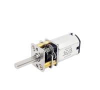 YINZHD Micro moteur à engrenages N20 DC 3 V-6 V 200 tr/min Longueur 11 mm Vitesse lente Couple élevé Arbre plat Boîte de vitesses en métal Robot DIY Voiture Serrure électrique