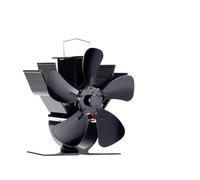 YINZHD Mini ventilateur de poêle alimenté par la chaleur, ventilateur de cheminée à bûches, brûleur à bois, ventilateur écologique silencieux à 5 pales, ventilateur de cheminée for la maison, distribu