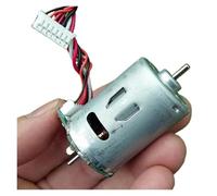 YINZHD Moteur 385 DC12V-24V 6600-13600RPM Moteur à balais de carbone Double arbre Couple élevé avec effet Hall