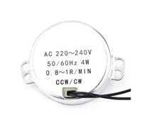 YINZHD Moteur synchrone à engrenages 4 W, 220-240 V CA, 50/60 Hz, sens horaire/antihoraire(0.8 to 1 RPM)