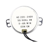 YINZHD Moteur synchrone à engrenages 4 W, 220-240 V CA, 50/60 Hz, sens horaire/antihoraire(5 to 6 RPM)