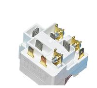 YINZHD Relais de protection for compresseur de réfrigérateur QP3-12A, démarreur de compresseur, avec condensateur 4UF, pièces de réparation(1pcs Starter)