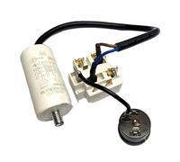 YINZHD Relais de protection for compresseur de réfrigérateur QP3-12A, démarreur de compresseur, avec condensateur 4UF, pièces de réparation(1 Set PCS)