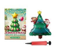 Yiohejy Ballons de Noël gonflables | Décoration d'arbre de Noël, renne et Père Noël | Ballons gonflables debout | Pour fête, anniversaire, Nouvel An, vacances d'hiver