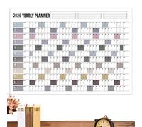 Yiohejy Calendrier mural 2026 sur 12 mois avec autocollants, accessoires de gestion du temps personnel pour organiser des listes de choses à faire, des rendez-vous, des objectifs, des tâches