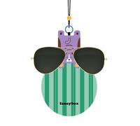 Yiohejy Chiffon de nettoyage pour lunettes - Clip de lunettes de soleil en forme d'animal avec sangle de cou, outil d'entretien des lentilles pour la marche, les voyages, la randonnée, un anniversaire