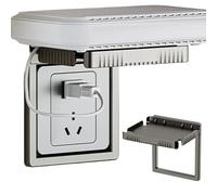 Yiohejy Étagère murale adhésive pour salle de bain - Support mural décoratif vertical pour routeurs, salle de bain et appareils photo