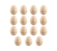 Yiohejy Garnitures de Panier de Pâques,Fournitures de Fête Faites à la Main | 15 Œufs de Pâques à Remplir,pour Bureau Chambre Salon Étagère Décoration Maison