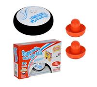 Yiohejy Jeu de Palet en lévitation,Électrique Portable à Piles | Palets de Hockey flottants avec 2 curseurs Rouges,pour, Adultes, Famille, extérieur, Maison, Bureau, école, fête